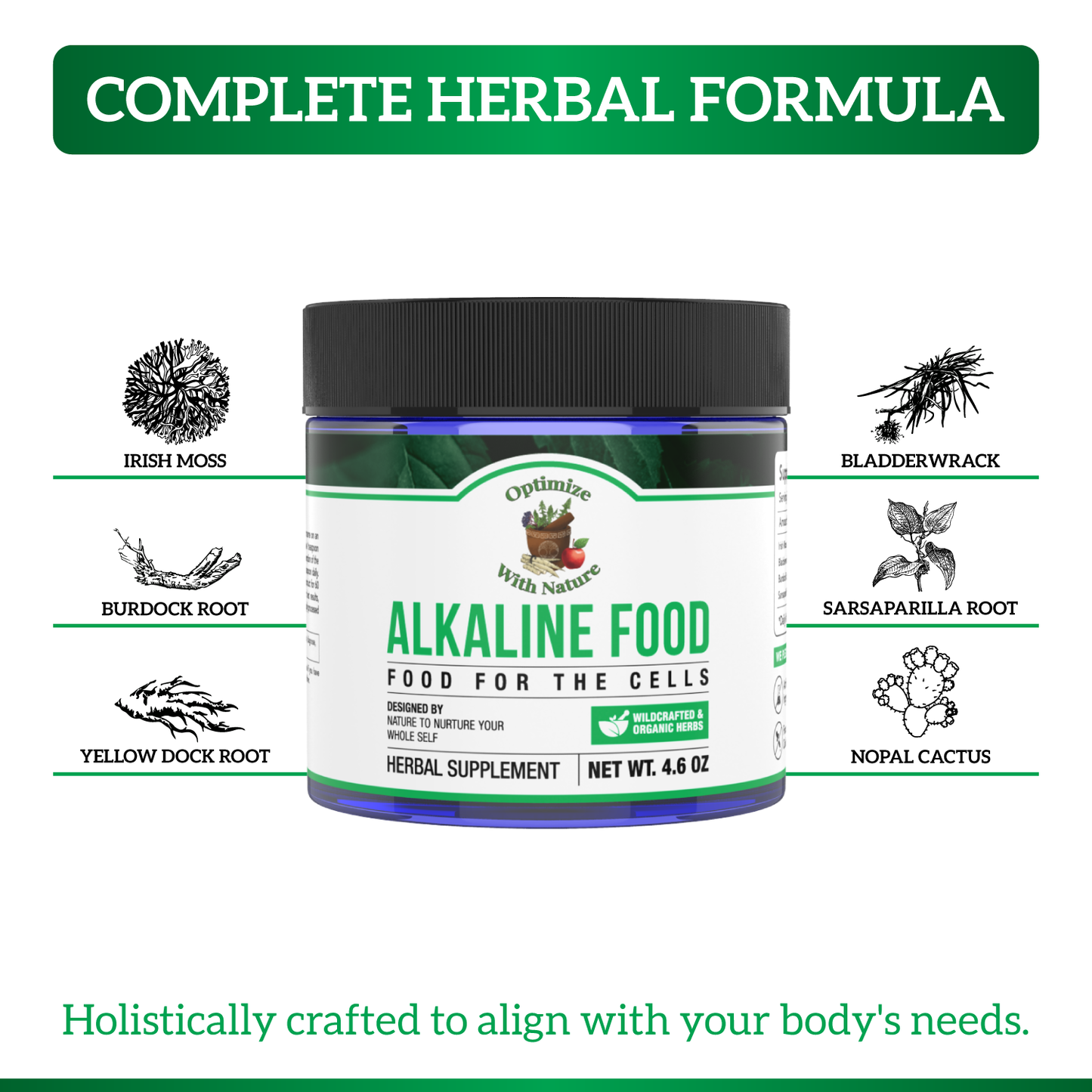Alkaline Food: Herbal Supplement for Rejuvenation & Wellness