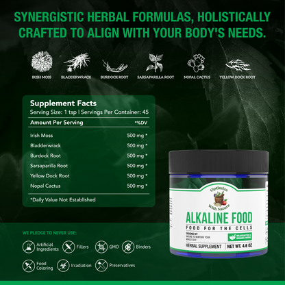 Alkaline Food: Herbal Supplement for Rejuvenation & Wellness