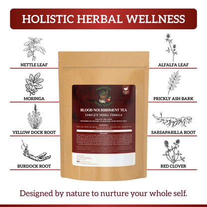 Blood Nourishment Tea: Herbal Tea & Supplement for Detox & Vitality