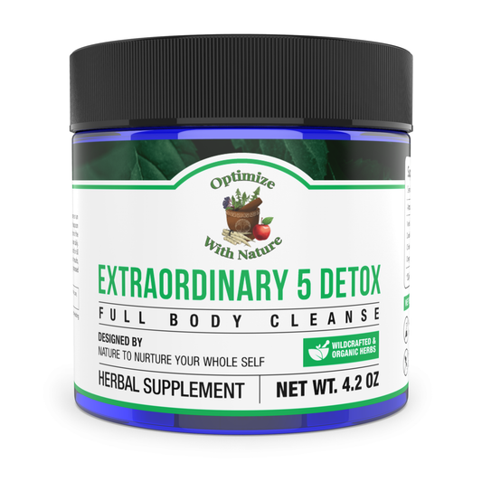 Extraordinary 5 Detox: Herbal Supplement with Powerful Detox Herbs for Cleansing