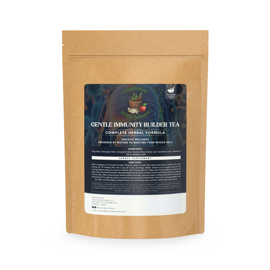 Gentle Immunity Builder Tea: Herbal Tea & Supplement with Restorative Herbs