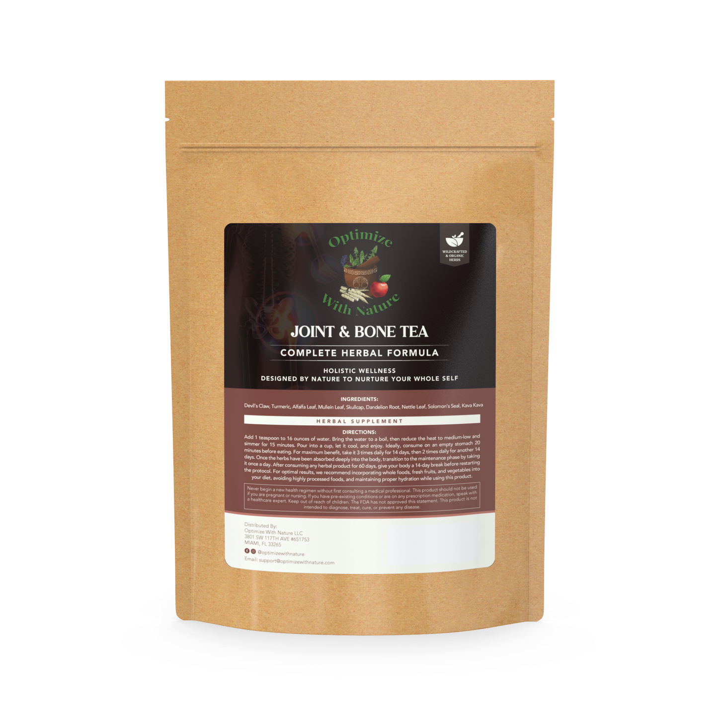 Joints & Bones Tea: Herbal Tea & Supplement with Rejuvenation Herbs