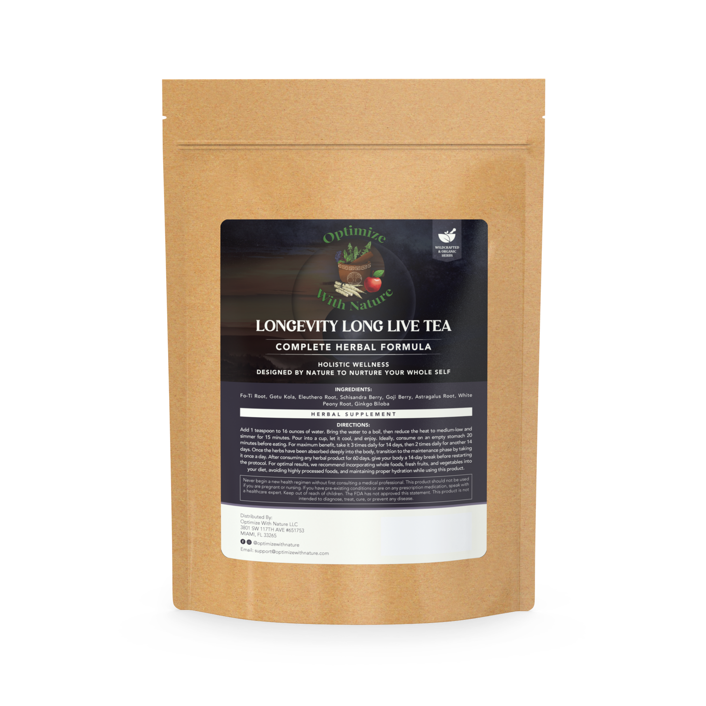 Longevity Long Live Tea: Herbal Tea & Supplement Inspired by Ching-Yuen