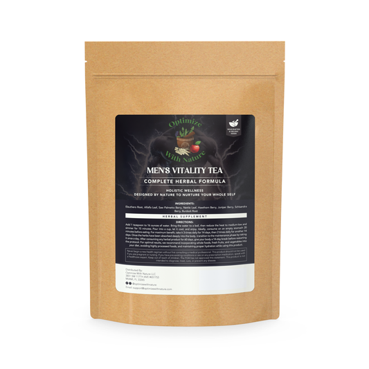 Men's Vitality Tea: Herbal Tea & Supplement for Natural Energy & Support